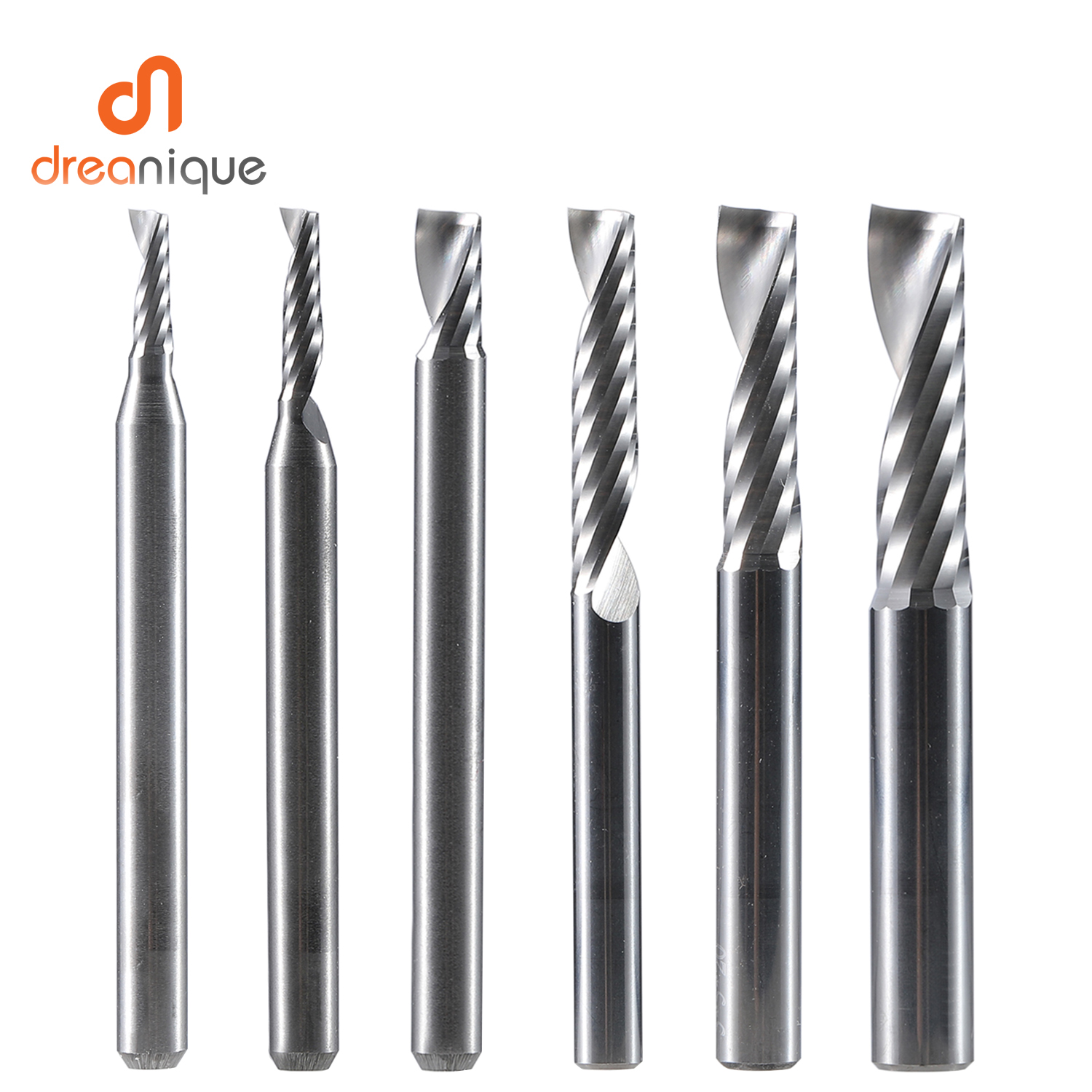 Woodworking Joinery - 1pc AAAAA Single Flute Spiral End