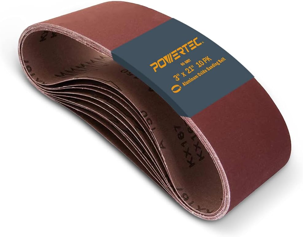 Woodworking Images Free - 3x21 Sanding Belts 10PK 60 Grit