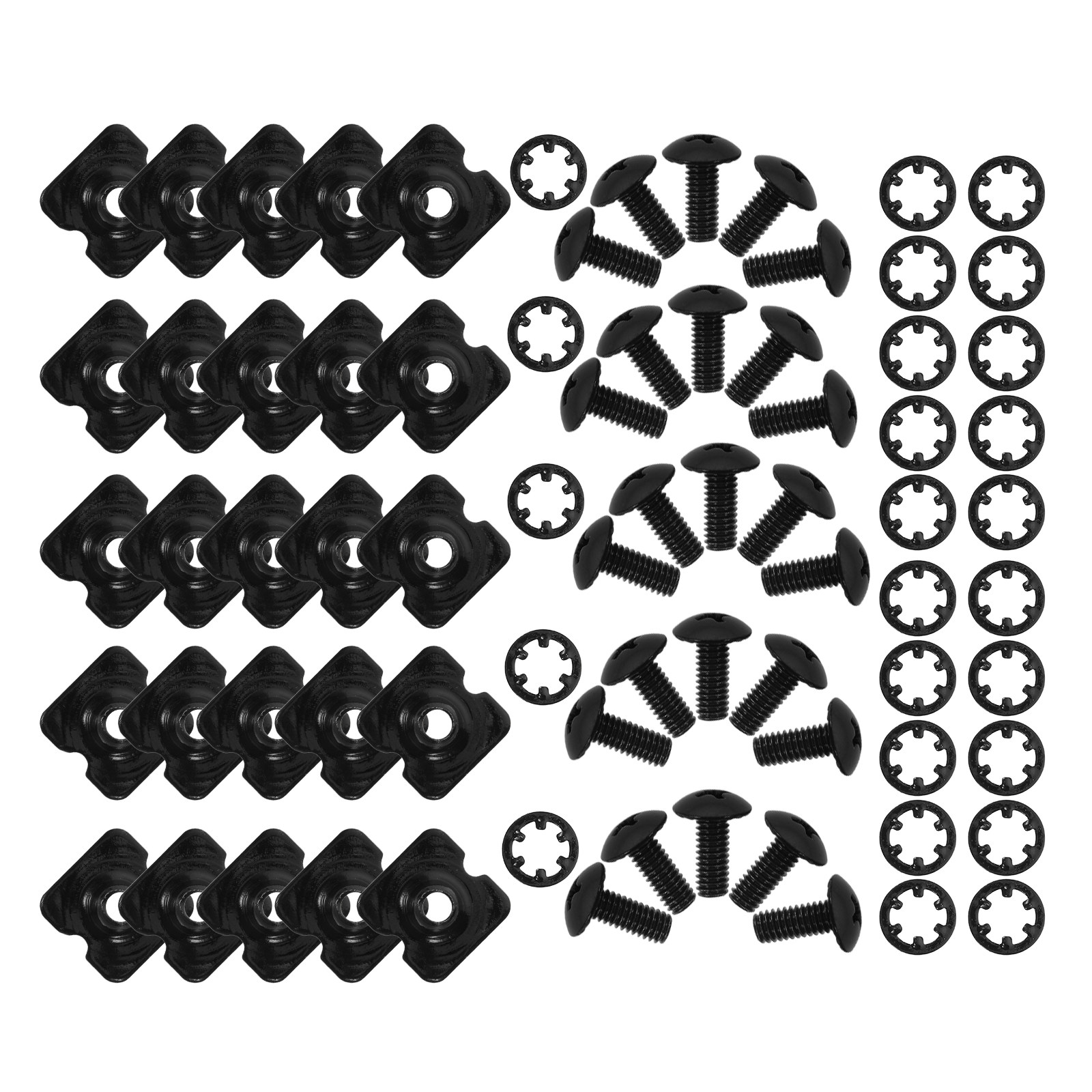 Woodworking Kits For Adults - 1Set Football Backplate Hardware Screws Black