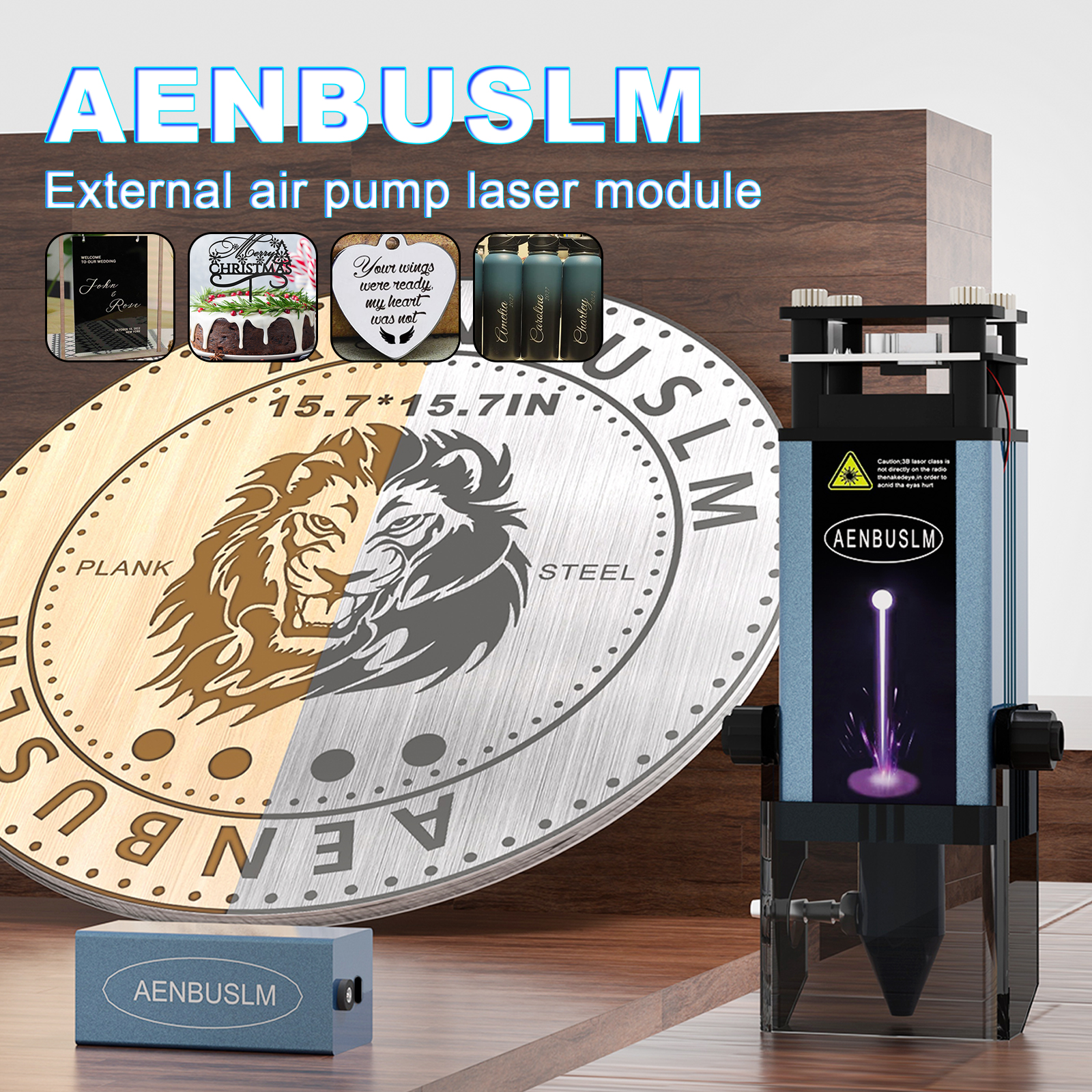 Woodworking Laser - AENBUSLM 40W 80W Laser Cutting Module