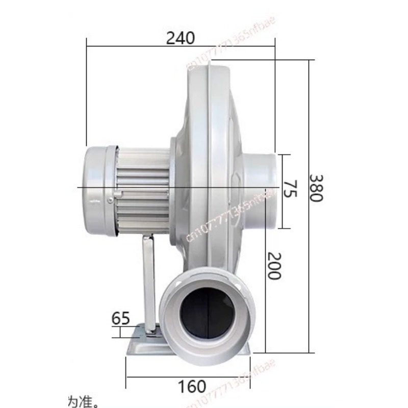 Woodworking Laser - 220V Industrial Centrifugal Blower - High-Pressure