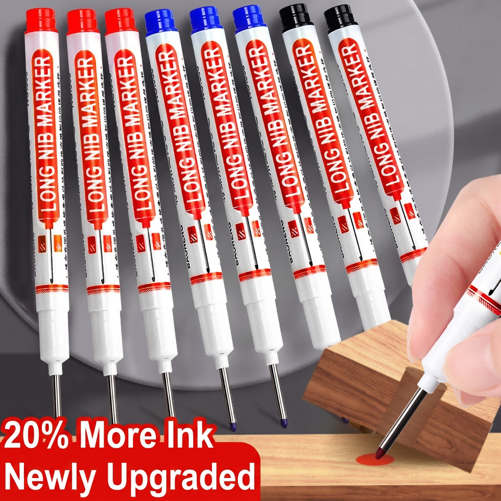 Woodworking Oil - Long-head Marker Woodworking Marker Waterproof Oil-proof
