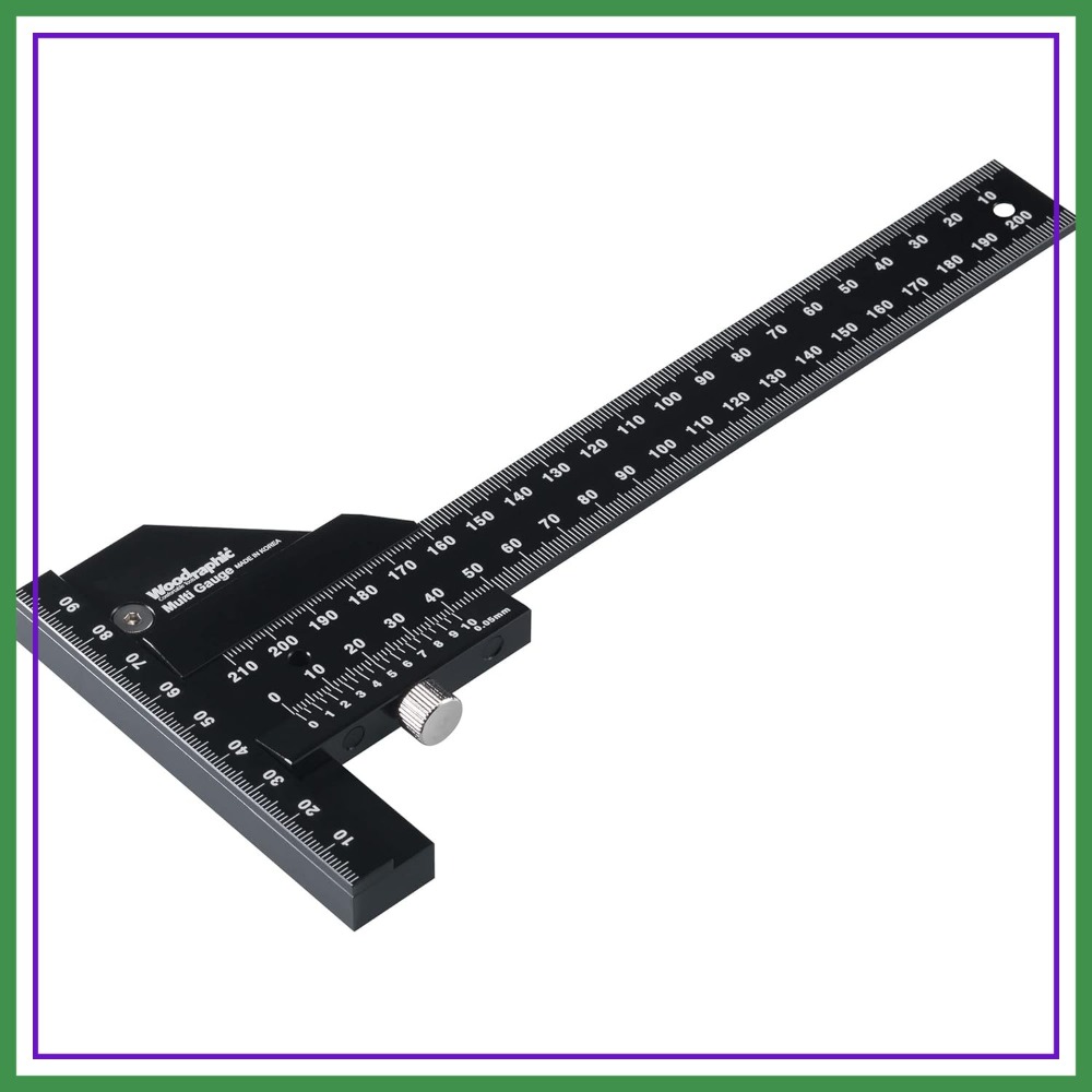 Woodworking Joinery - 150mm Scriber Gauge, CNC Measuring Rule,