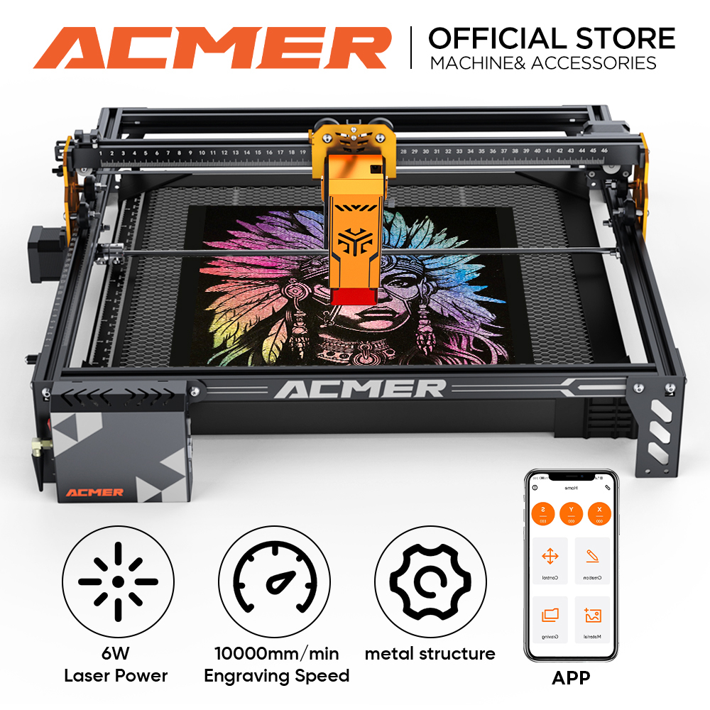 Woodworking Laser - ACMER P1 S PRO 6/10/20/36/48W Laser