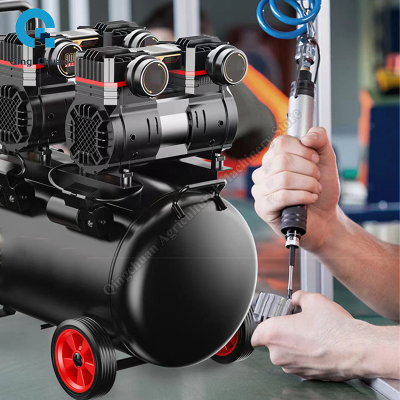 Air Compressor Small 220V 40L  - Woodworking Oil ulasan dan harga