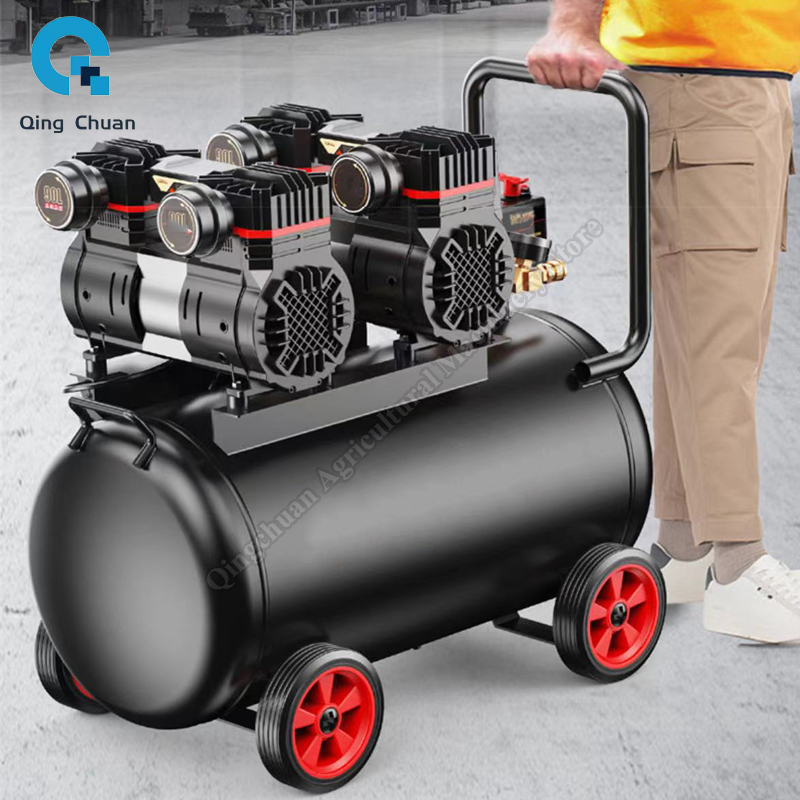 Air Compressor Small 220V 40L  - Woodworking Oil ulasan dan harga