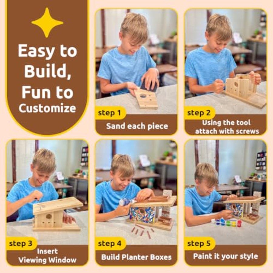 Modern Birdhouse Woodworking K - Woodworking Kits For Adults ulasan dan harga