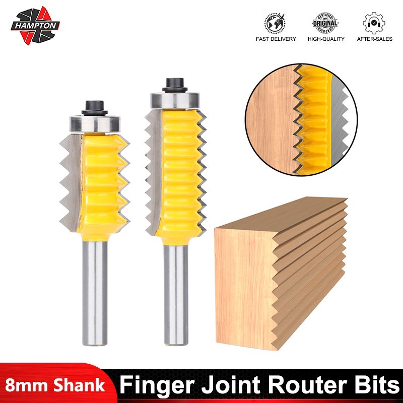 1PCS 8mm Shank Finger Joint Gl - Woodworking Joint Types ulasan dan harga