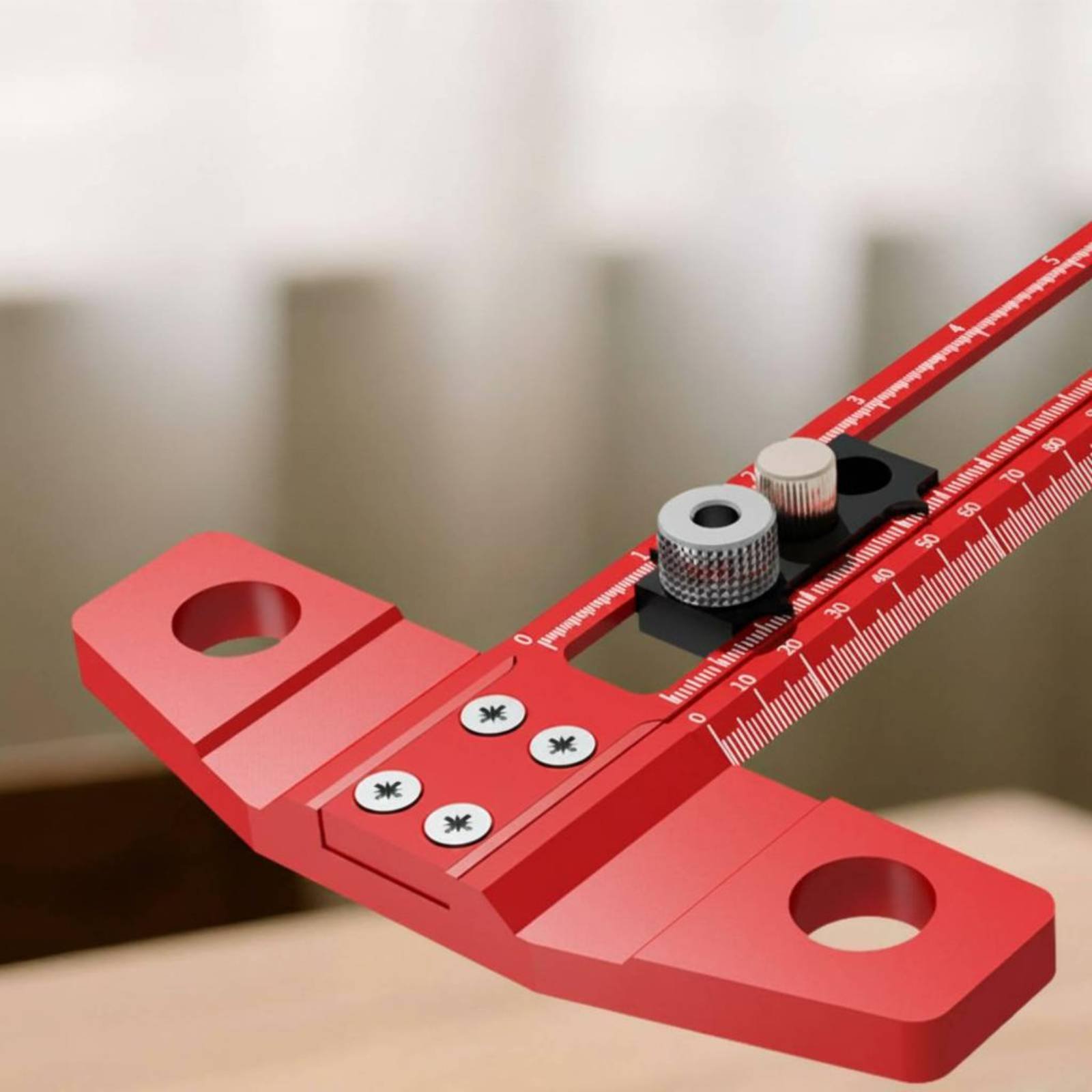 T-Square Ruler Drill Hole Guid - Woodworking Workshop Design ulasan dan harga