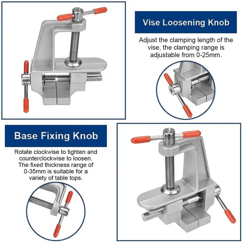 Mini Bench Vise Muliti-Funcati - Woodworking Bench Vise ulasan dan harga