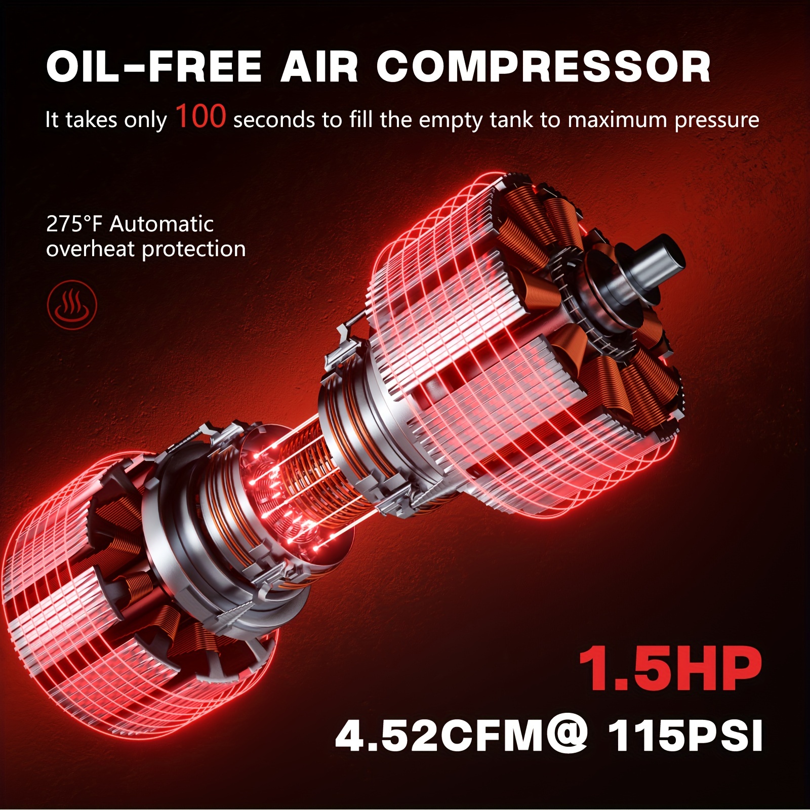 8 Gallon Ultra Quiet Air Compr - Woodworking Oil ulasan dan harga