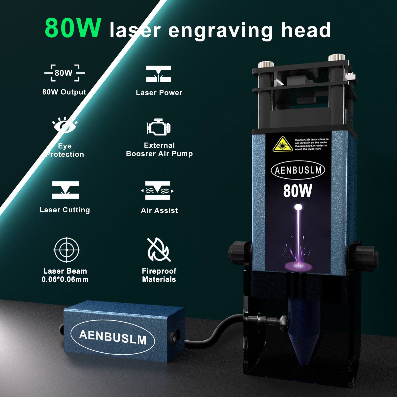 AENBUSLM 40W 80W Laser Cutting - Woodworking Laser ulasan dan harga