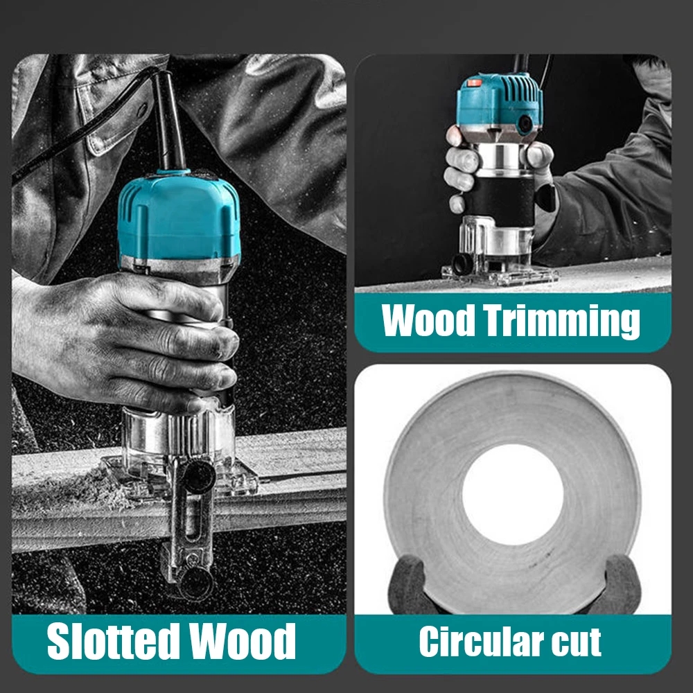 800W 30000RPM Wood Router Mach - Woodworking Joinery ulasan dan harga