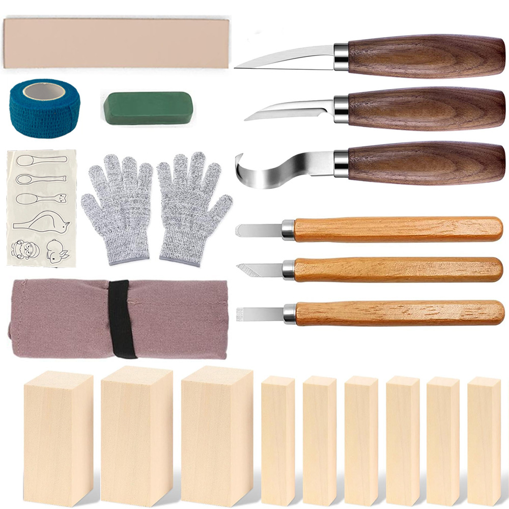 Carving Knife Gift Box Set 21- - Woodworking Knife ulasan dan harga
