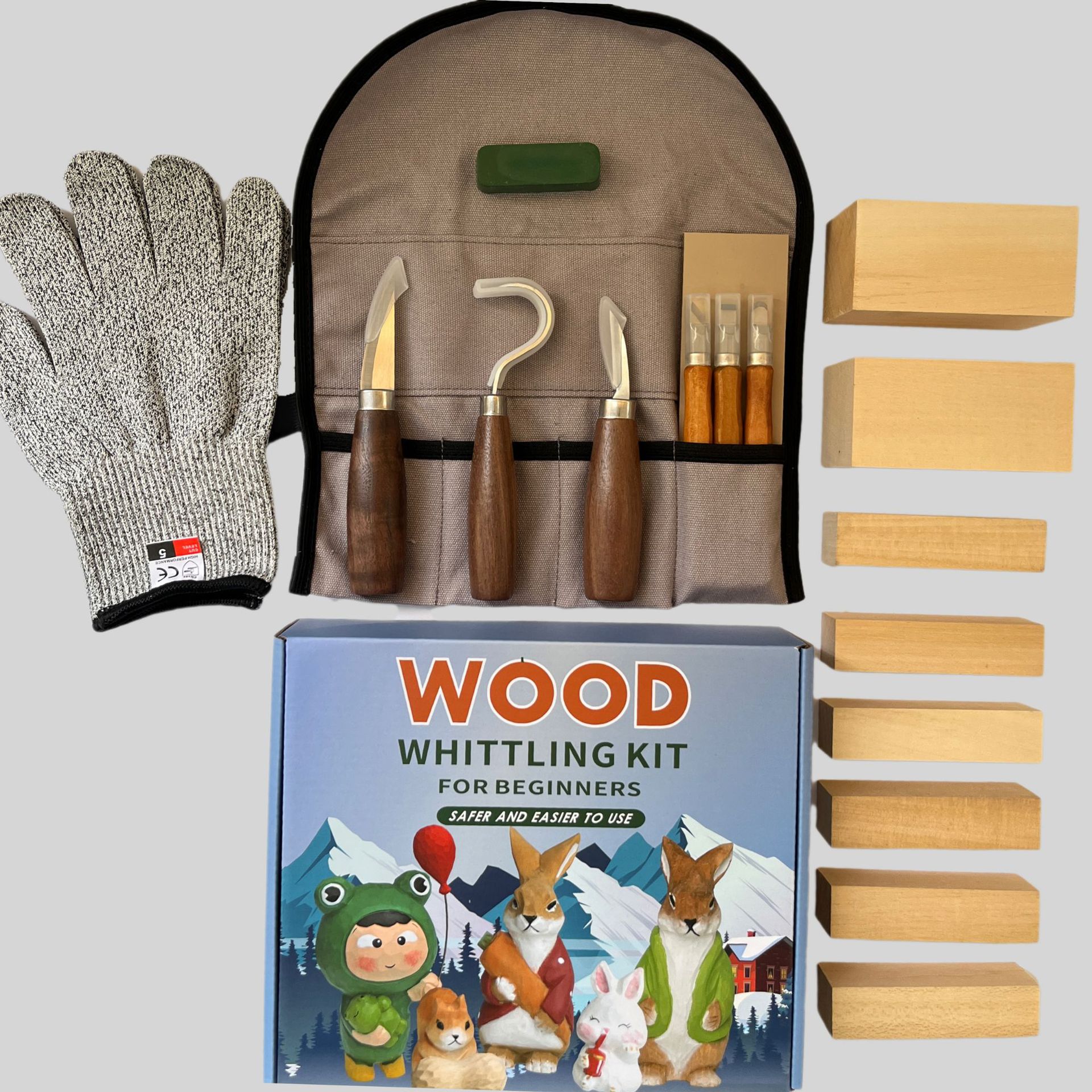 Carving Knife Gift Box Set 21- - Woodworking Knife ulasan dan harga