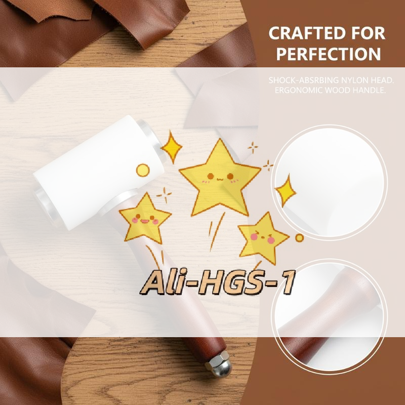 1PC Leather Carving Hammer Nyl - Wooden Mallet Carving ulasan dan harga