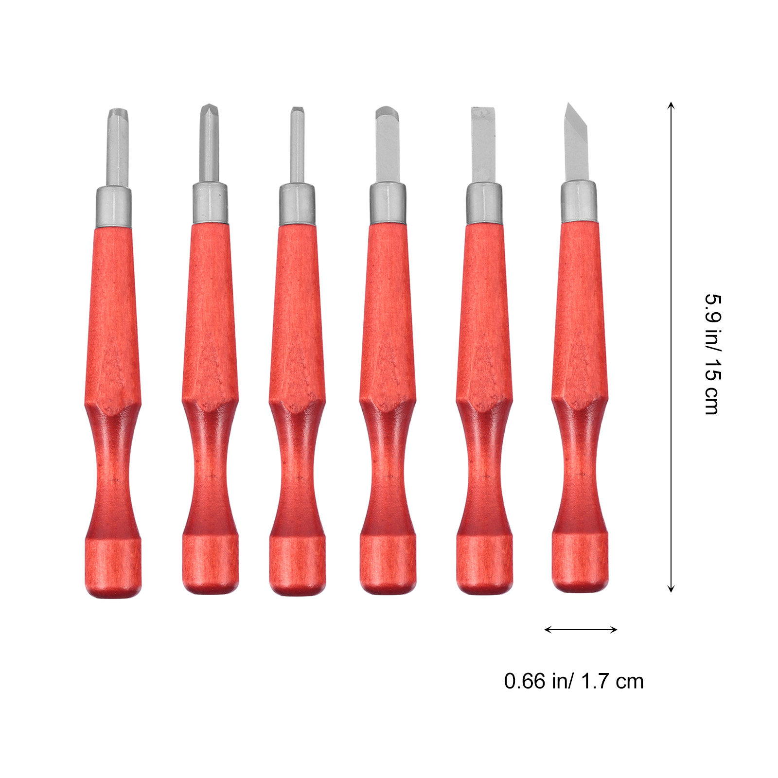 6Pcs Wood Carving Tools Set Pr - Woodworking Knife ulasan dan harga