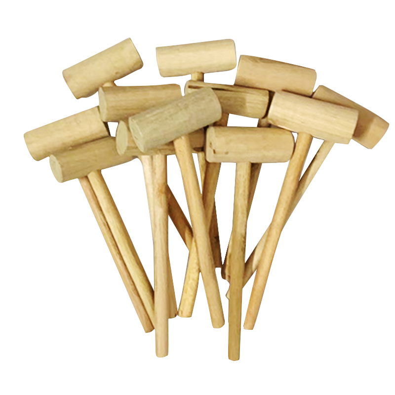 Mini Wooden Hammer Kids Balls  - Wooden Mallet Carving ulasan dan harga