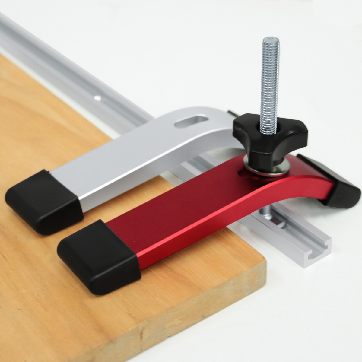 1PC T-Track Hold Down Clamp Mu - Woodworking Joinery ulasan dan harga