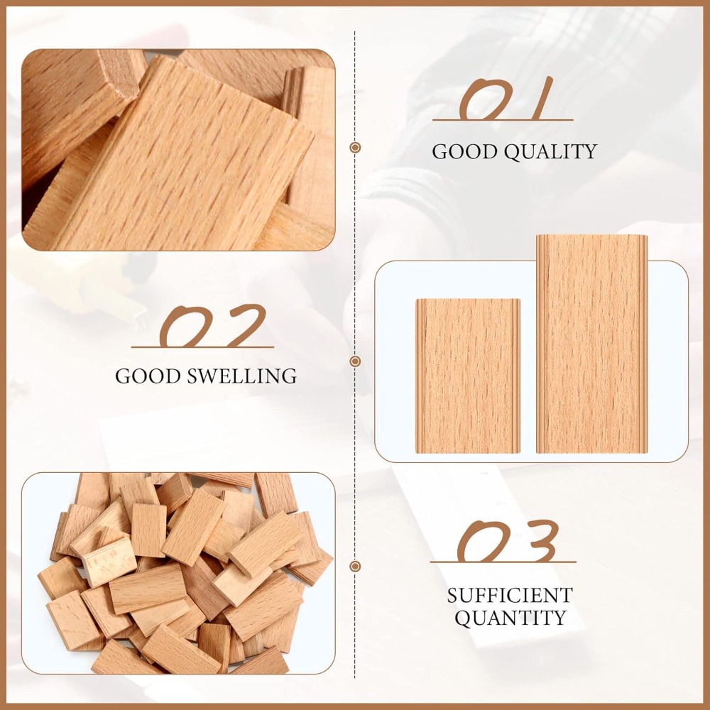 200 Pcs Beech Wood Loose Tenon - Woodworking Joinery ulasan dan harga