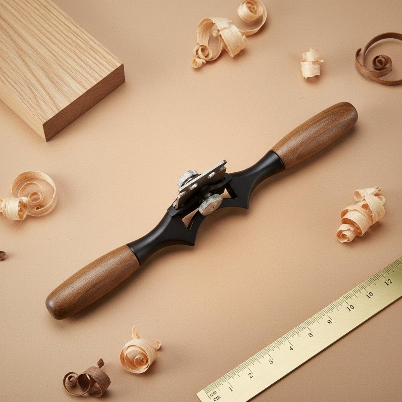 Concave Bottom Hand Plane Duct - Spoke Shave Round ulasan dan harga