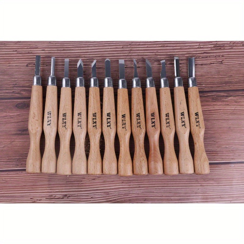 Set Of 12 Professional Wooden  - Woodworking Knife ulasan dan harga