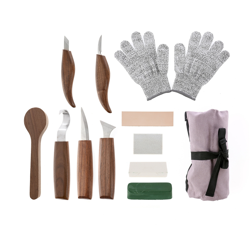12PCS/Set Woodworking Walnut C - Woodworking Knife ulasan dan harga