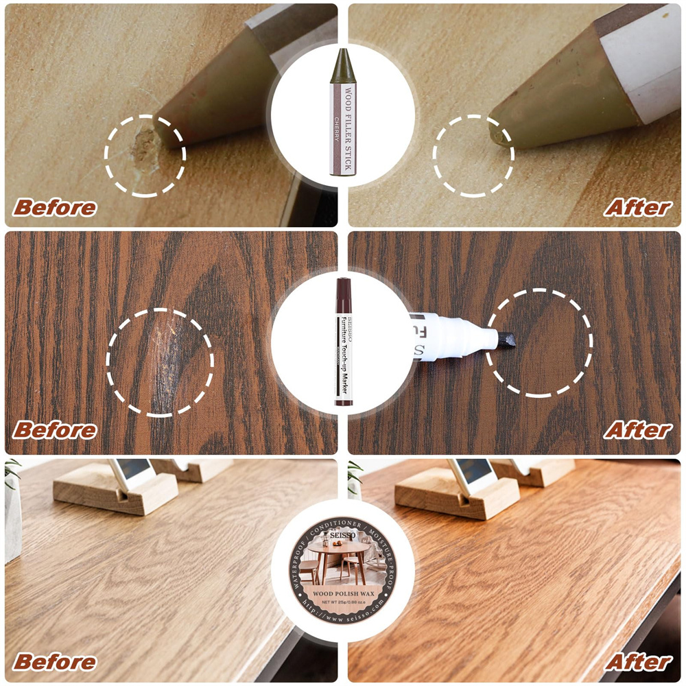 SEISSO 25Pcs Wood Furniture Re - Woodworking Oil ulasan dan harga