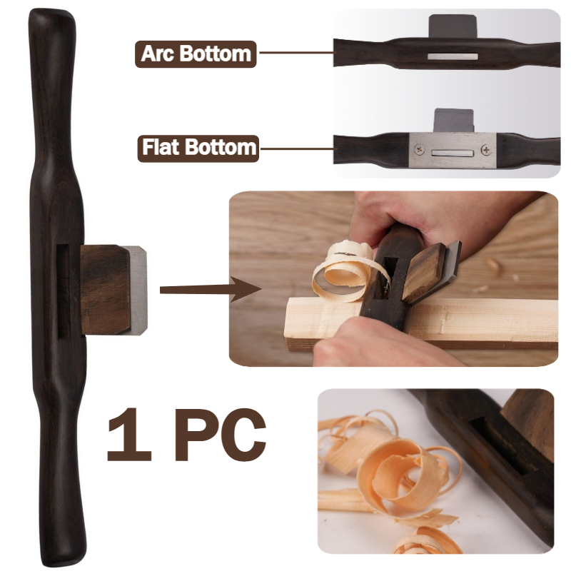 265mm Wooden Flat Round Handle - Spoke Shave Round ulasan dan harga