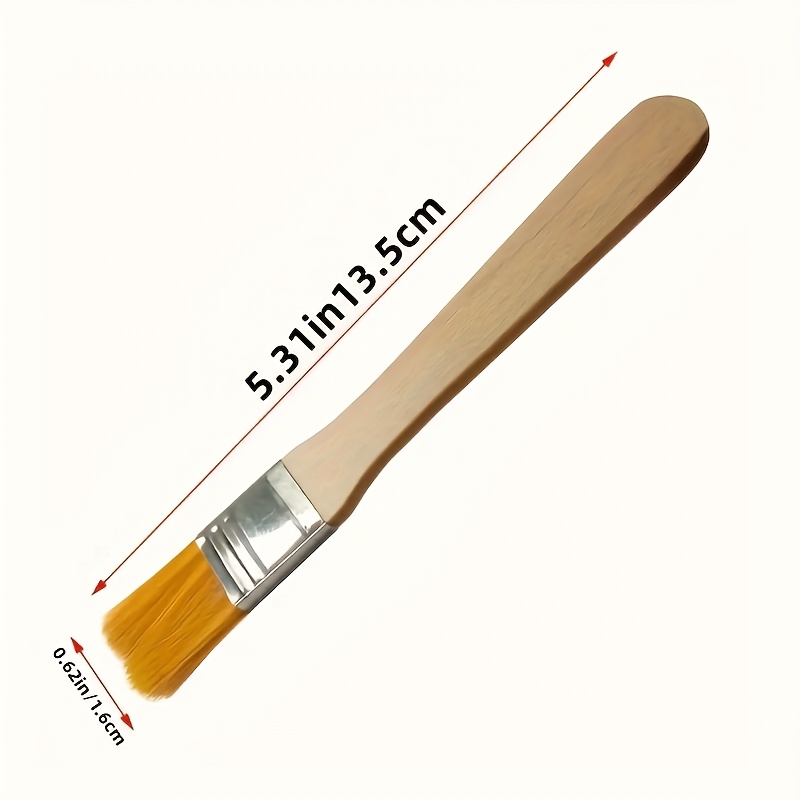 10Pcs Wooden Handle Nylon Bris - Woodworking Oil ulasan dan harga