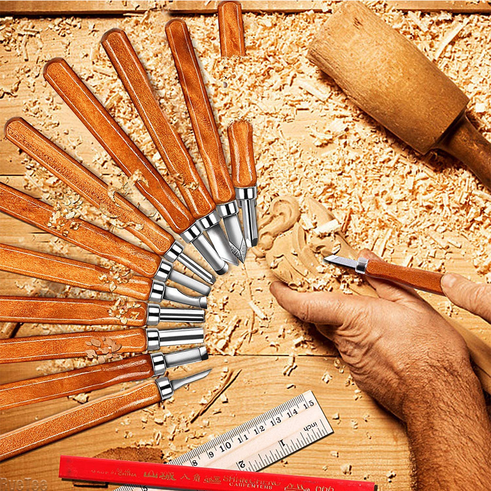 12Pcs SK2 Woodworking Carving  - Woodworking Knife ulasan dan harga