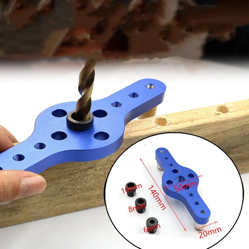 6/8/10mm Alloy Vertical Hole J - Woodworking Joinery ulasan dan harga