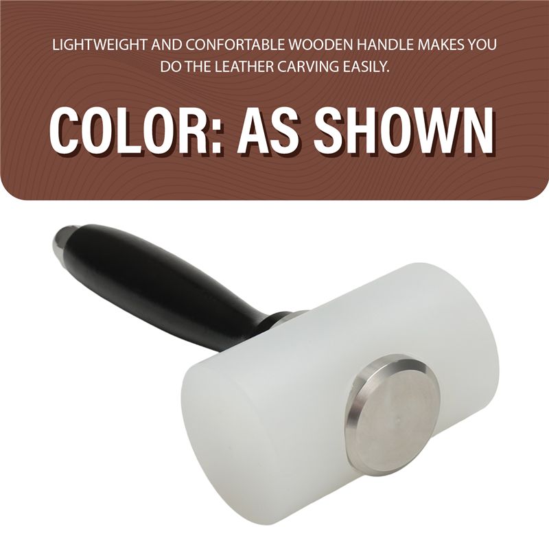 A24F-Leather Carve Hammer Nylo - Wooden Mallet Carving ulasan dan harga